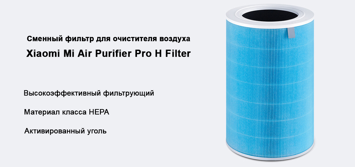 Сменный фильтр для очистителя воздуха Xiaomi Mi Air Purifier Pro H Filter (M7R-FLH-GL)