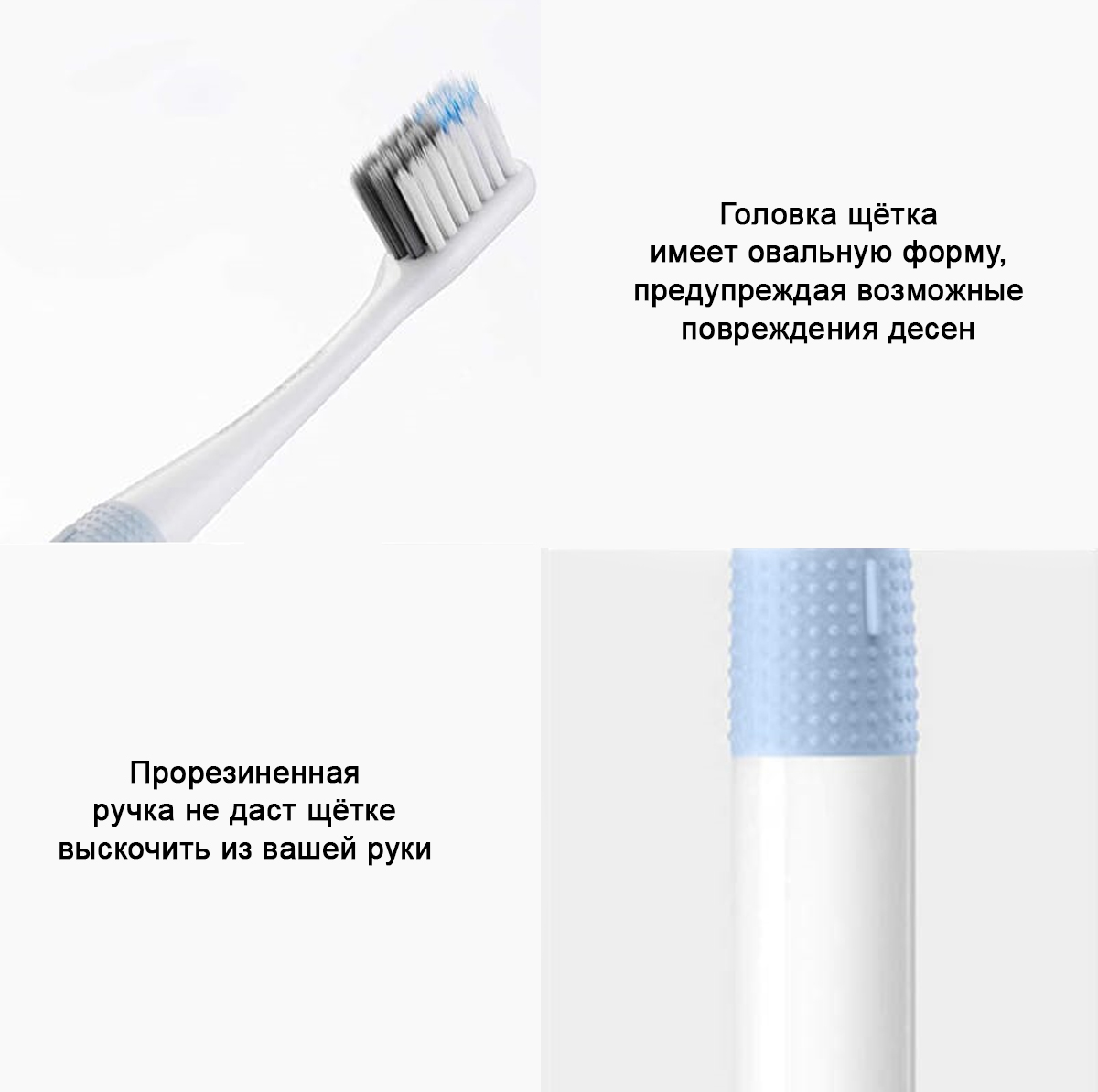 Зубная щетка Dr.Bei Bass Method Toothbrush Classic Pothook
